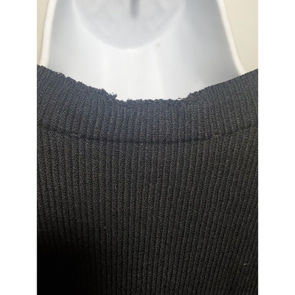 St. John Black Gold Button Down Cardigan Sweater Santana Knit Medium Classic - Picture 8 of 10